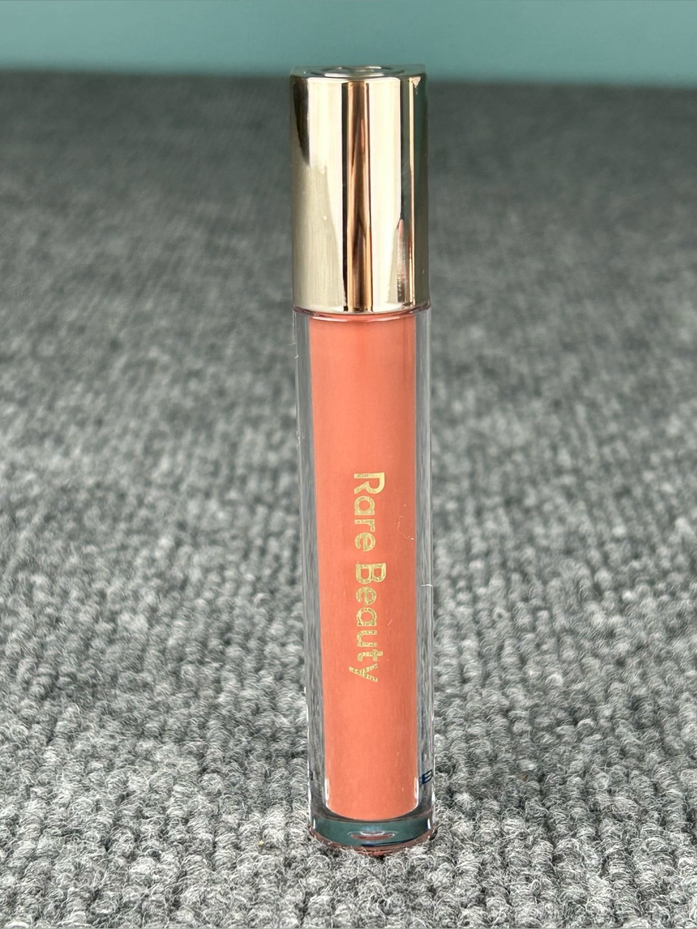 RARE BEAUTY Stay Vulnerable Glossy Lip Balm NEARLY NEUTRAL 0.12 oz Full sz NEW